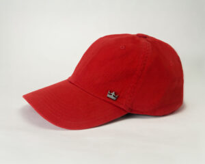 Boné Burguesinha Coroa Medieval Vermelho